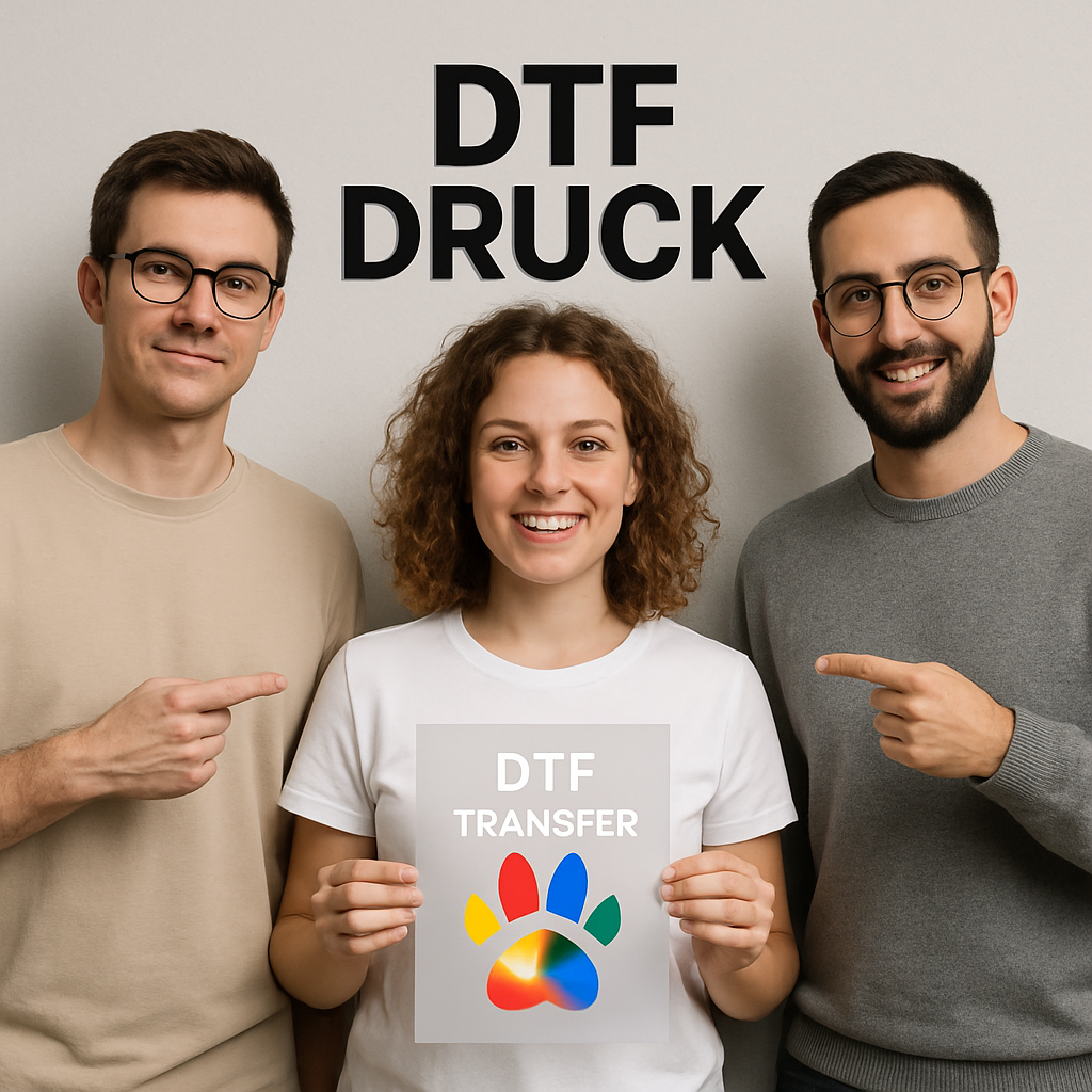 3 menschen die sich fr dtf druck interessieren